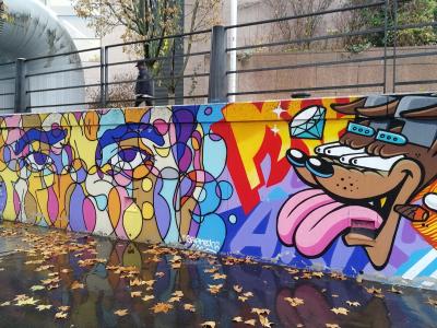 Fresque Pop Colorée