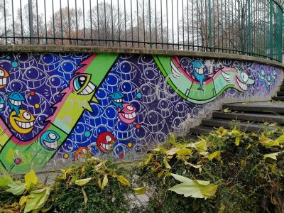 Fresque géante parc de Belleville