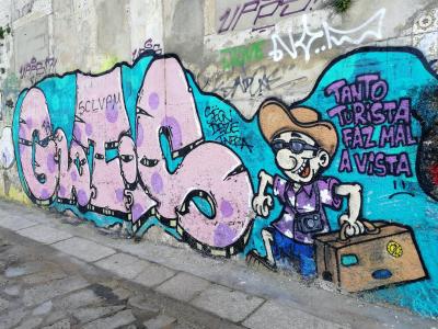 Tanto turista faz mal a vista