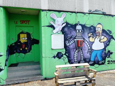Bender, Raving Rabbids, Bart, Homer