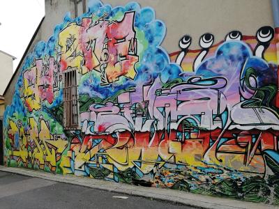 Composition surréaliste et wildstyle