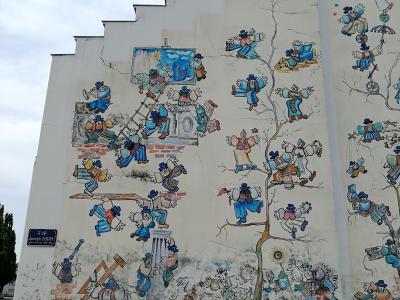 Arbre aux gnomes — Fresque illustrative