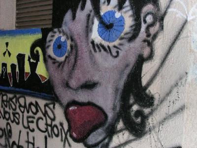 Visage expressif à Luminy, Marseille 2003