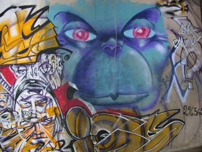 Visage expressif à Luminy, Marseille 2003