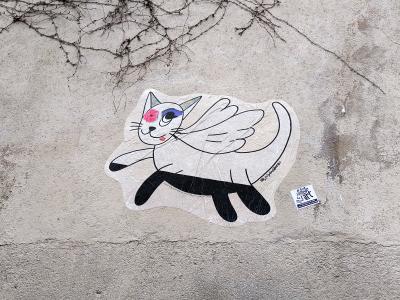 Chat Belle mauve - Pour l'amour de l'art 2024 - Nantes