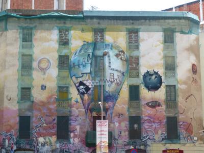 Mongolfiera su parete