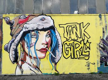 Tank girl france-redon-graffiti