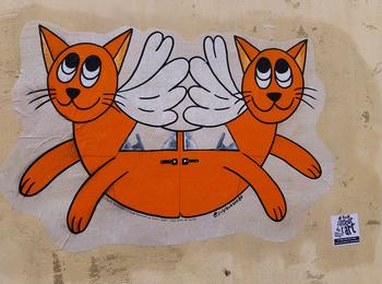 Car Cat - Pour l'amour de l'art 2024 - Nantes france-nantes-sticking